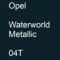 Preview: Opel, Waterworld Metallic, 04T.